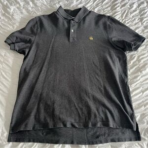 Brooks Brothers 1818 Heather Grey Original Fit Mens XL Polo Shirt